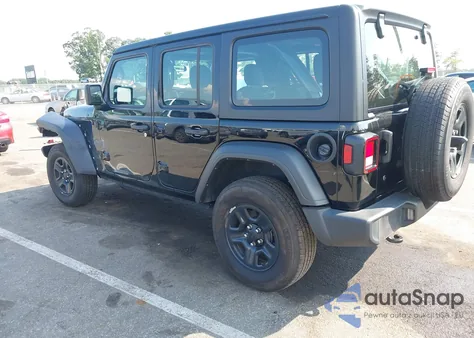 2022 Jeep Wrangler Unlimited Sport 4X4 из США, поврежденный, VIN 1C4HJXDNXNW234973